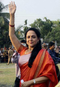 BJP accuses SP workers of damaging helipad meant for Hema's chopper