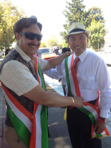 Dr Romesh Japra with Peter Kuo