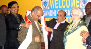 Padmashri S.P. Varma felicitated by FIA Trustee Iftekhar Shareef