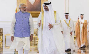 Abu Dhabi's Crown Prince meets PM Modi