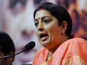 Irani assails Cong, says party conspiring to divide India