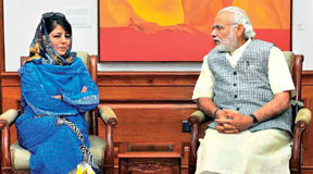 Jammu and Kashmir CM Mehbooba meets PM