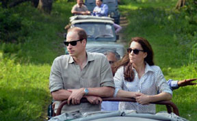 Royal couple visits Kaziranga National Park