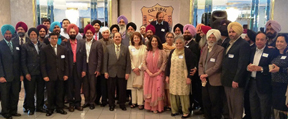 Members of Sikh community with Indian CG and Consulate officials