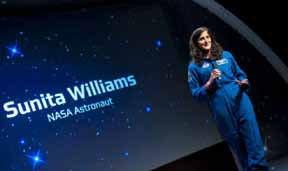 Sunita Williams trains with gen-next spaceflight simulators