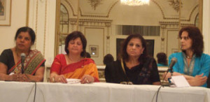 Panel Discussion (L-R) Ranjani Saigal, Dr. Urmilesh Arya, Dr. Sunita Saini and Renee Mehrra