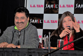 Bollywood singers Kumar Sanu & Alka Yagnik addressing the  press conference