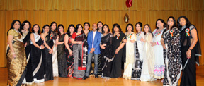 Executive Committee members and "The Funny Indian" Rajiv Satyal at Share a Smile Chicago annual fundraiser dinner