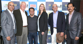 L-R Neeraj Arora, EVP, Head of International Business,  Sony Pictures Networks; Vagn Fausing, Owner Representative, Kawan Foods; Rahul Walia, Founder South Asian Spelling Bee; Hayley Freundlich, Director, Diverse Markets and Marketing Support; MetLife Nasser Beg, Bombay Trading, Britannia Agency; Jaideep Janakiram, SVP International Business Head of North America, Sony Pictures Networks 