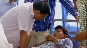 Kejriwal meets Dalit accused of cop's murder
