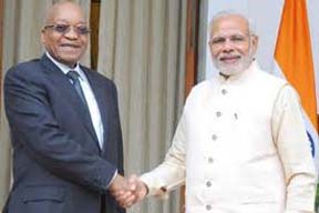 Modi, Zuma hold talks in Pretoria