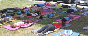 Youth participation galore at Balvihar Yoga Day celebration