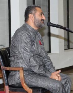 Dr Jagdish Trivedi during the comedy show