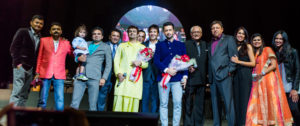 Sonu Nigam and Atif Aslam with local and national promoters. 