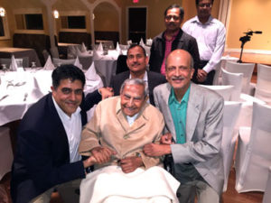 Hosting spiritual leader Dada Vaswani along with Rajan Navani (Indiaspora Board Member)