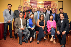 The iCAN Awards Team with guests and invites