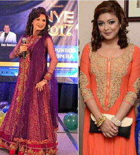 Host Pratibha Jairam and Star attractionTanushree