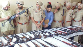 Police seized arms from truck engaged in cross-LoC trade