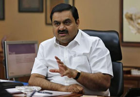 Indian billionaire Gautam Adani speaks during an interview with Reuters at his office in the western Indian city of Ahmedabad April 2, 2014.  REUTERS/Amit Dave