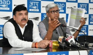 AAP accuses Delhi police of dadagiri
