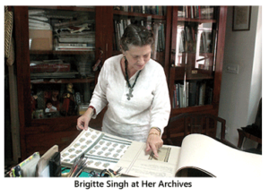 Biography of textile virtuoso Brigitte Singh