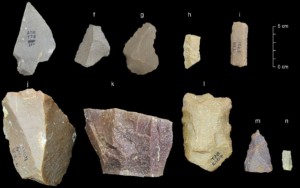 Stone tools in India dating back 385000 yrs