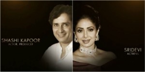 Shashi Kapoor and Sridevi remembered at Oscars 2018