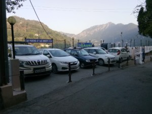 Mandatory to book parking space in Nainital