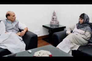 Mehbooba meets Rajnath discusses Kashmir situation