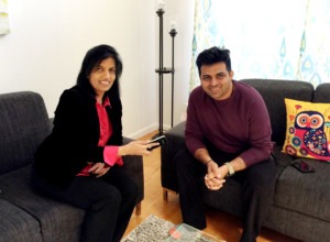 Ritu Maheshwari interviewing Amit Tandon