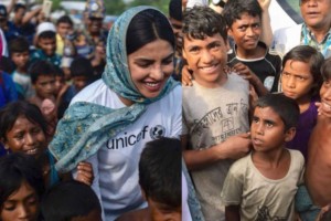 Priyanka meets Rohingya refugees in B’desh