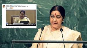 Sushma apologizes for comments that PM Modi addressed Indians in Janakpur in Nepal