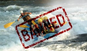 River rafting ban