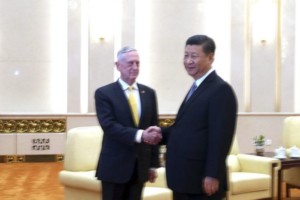 Xi Jinping Chinese President China US Defence Secretary James Mattis