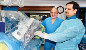 Ahmedabad based Apex Heart Institute AHI has introduced the robotic assisted angioplasty system in India