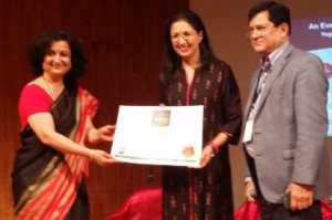 MIT Gautami receiving Guinness Record