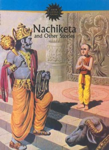 Nachiketa learns of death from Lord of Death