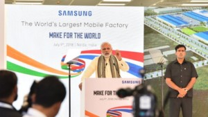 Samsung opens worlds largest mobile phone factory in Noida