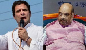 ongress President Rahul Gandhi and his BJP counterpart Amit Shah