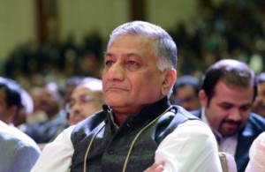 Minister of State for External Affairs V K Singh 1