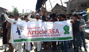 Strike over Article 35A cripples life for 2nd day