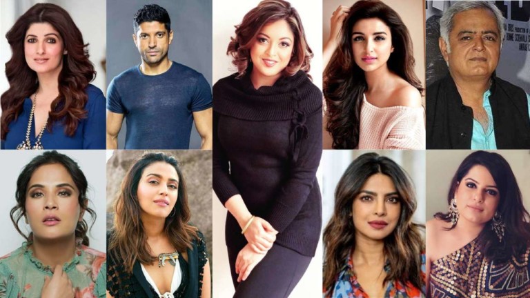 Bollywood celebrities come out in support of Tanushree Dutta