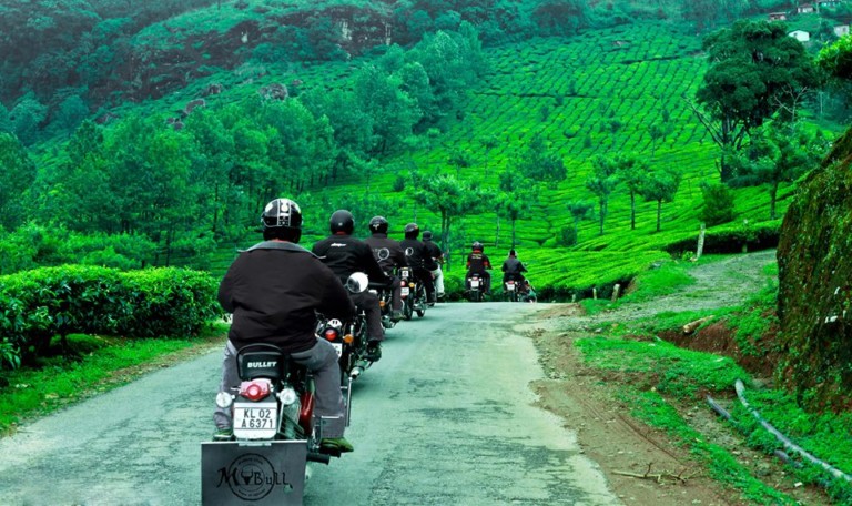 Bullet rally to woo tourists back to Munnar