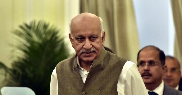 M J Akbar rejects allegations of sexual harassment links them to LS polls