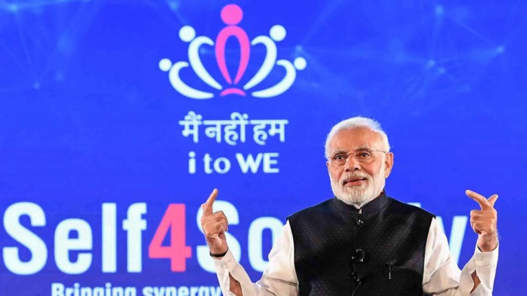 Modi defends corporates says does not agree with culture of criticising business industry