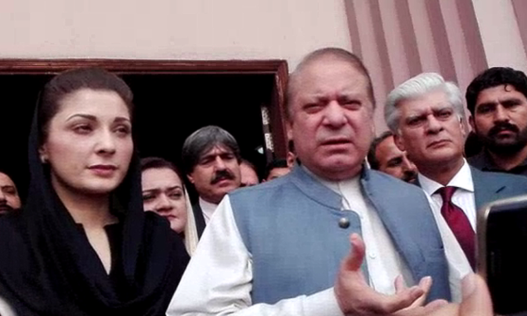 My family migrated from India for its love for Pakistan Sharif tells court