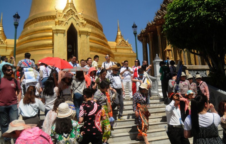 Thai officials were taking tips from Chinese tourists