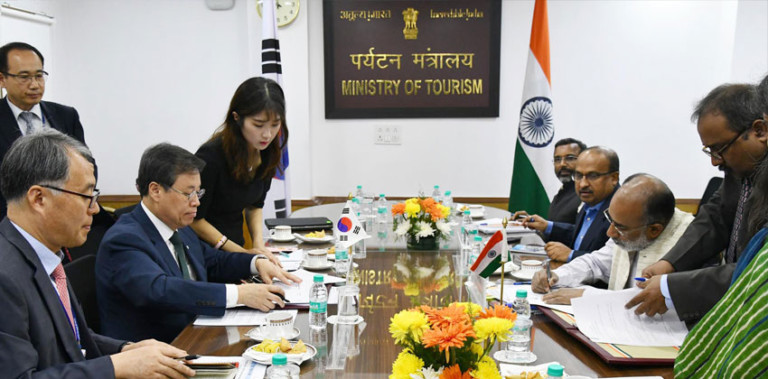 India South Korea to cooperate in tourism