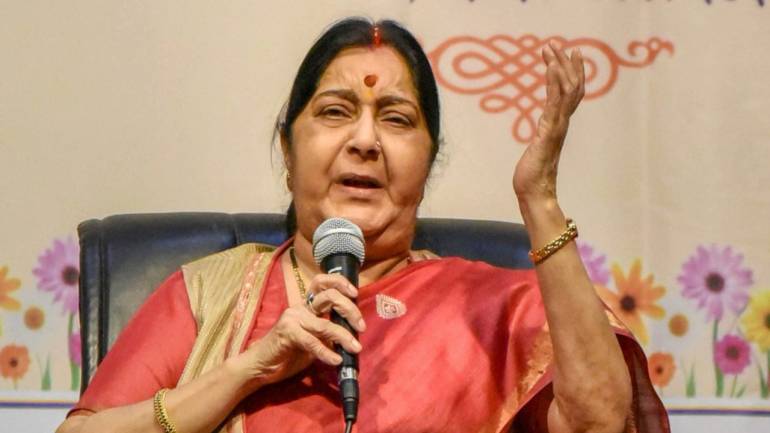 No talks, not to participate in SAARC unless Pak stops terror: Swaraj