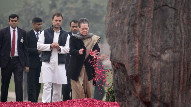 PM Modi Rahul other leaders pay tribute to Indira Gandhi on birth anniversary